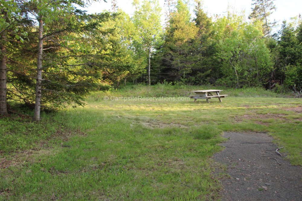 Campsite 61 in Five Islands Provincial Park Campground at Five Islands ...