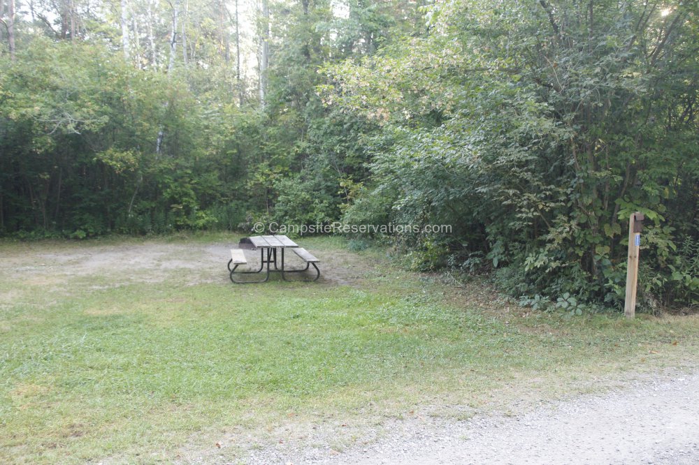 Photo of Campsite 605 in Trillium Woods Campground at Earl Rowe ...