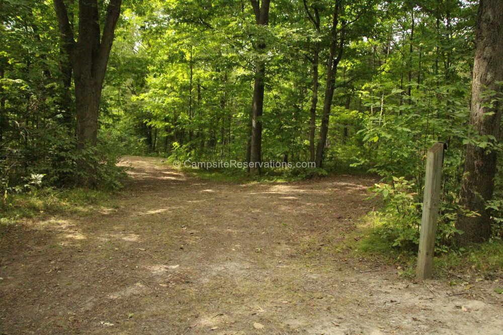 Campsite 47 in Valleyview Campground at Ferris Provincial Park, Ontario ...