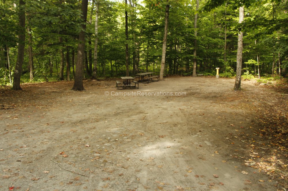 Campsite 096 in Kilcoursie Bay Campground at Killbear Provincial Park ...