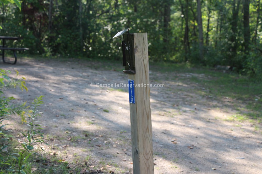 Photo of Campsite 276 in Huron Campground at MacGregor Point Provincial ...