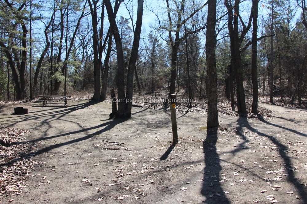 Campsite 188 In Dunes Campground At The Pinery Provincial Park, Ontario 