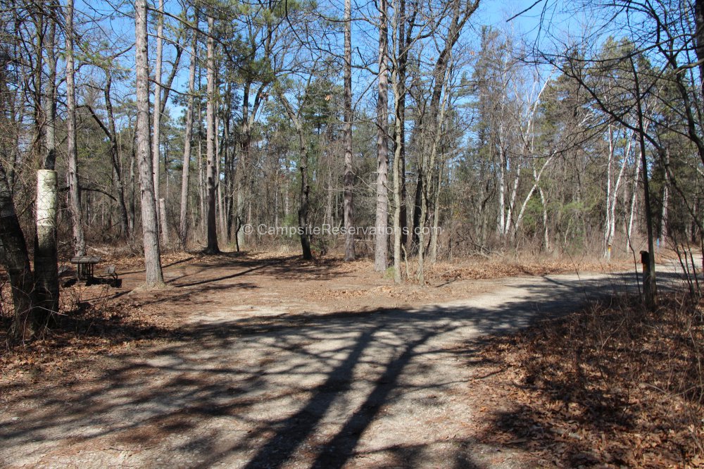 Campsite 231 In Dunes Campground At The Pinery Provincial Park, Ontario 