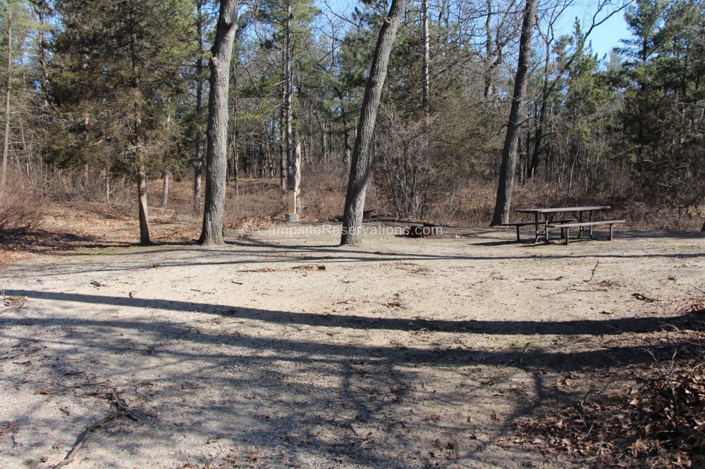 Photo of Campsite 260 in Dunes Campground at The Pinery Provincial Park ...