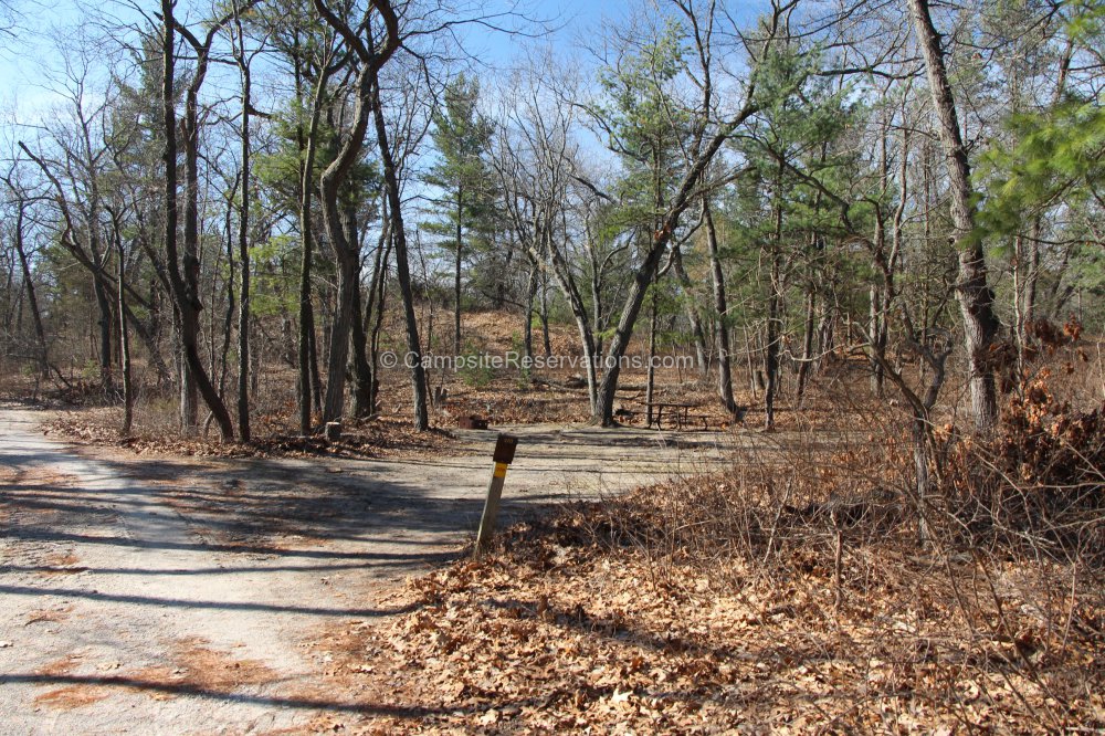 Campsite 270 in Dunes Campground at The Pinery Provincial Park, Ontario ...