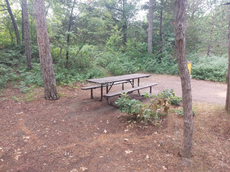 Campsite 068 In Dunes Campground At The Pinery Provincial Park Ontario Canada Campsite Type