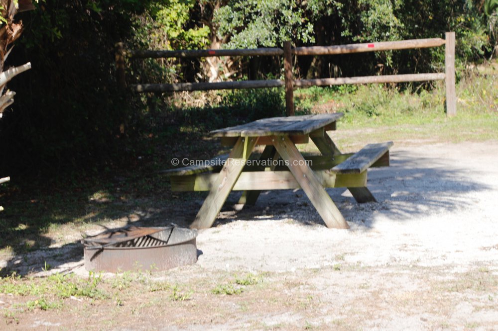 Photo of Campsite 27 in Lake Manatee State Park Campground at Lake ...