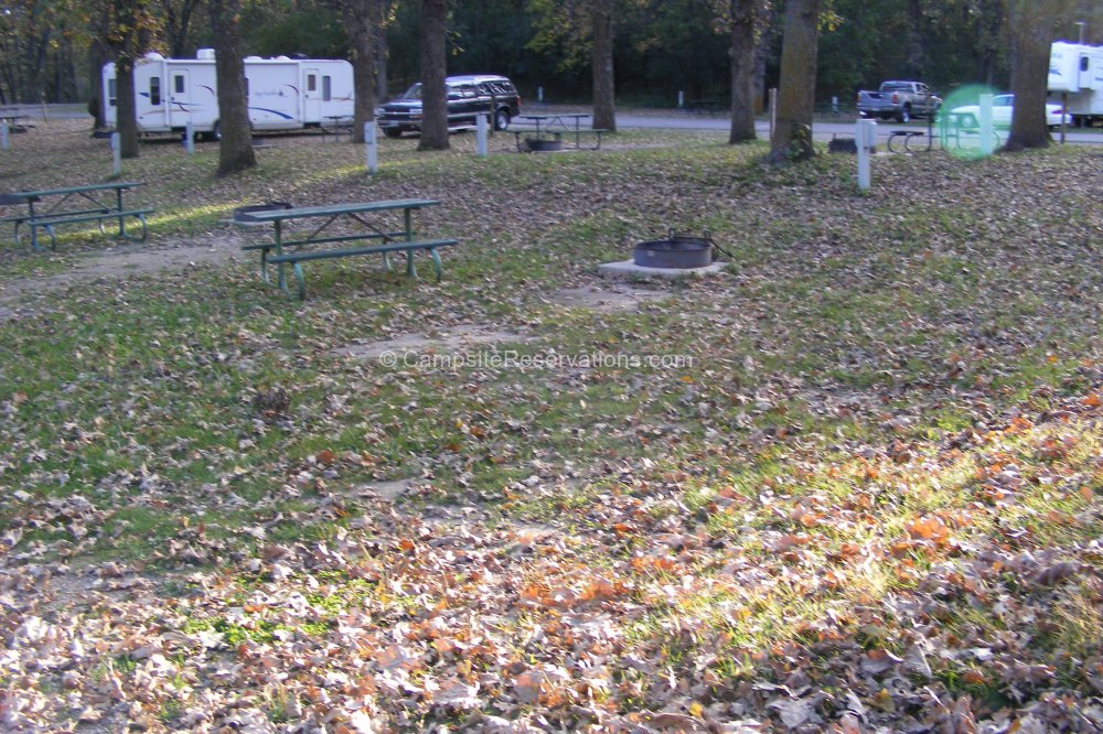 Campsite 017 in Gull Point State Park Campground at Gull Point State ...