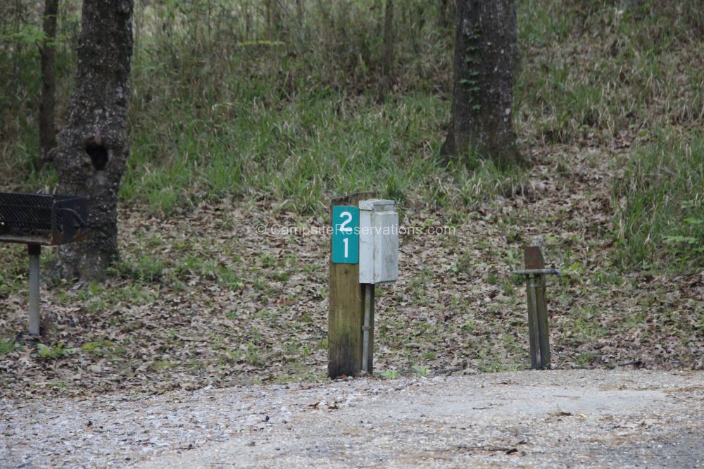 Photo of Campsite 021 in Chicot State Park Campground at Chicot State ...