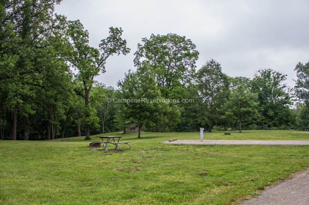 John Bryan State Park Campground at John Bryan State Park, Ohio, United 