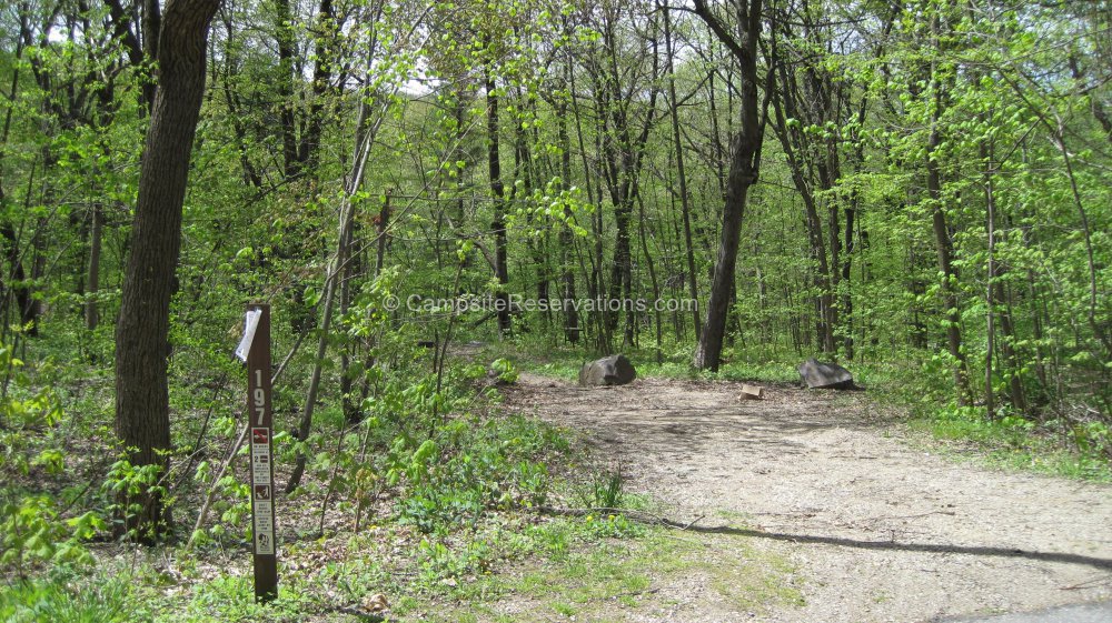 Photo of Campsite 197 in Northern Lights Campground at Devil's Lake ...